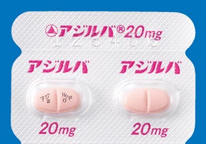 アジルバ錠10mg・20mg・40mg/アジルバ顆粒1% AZI_151_000_2錠写真（H10T）