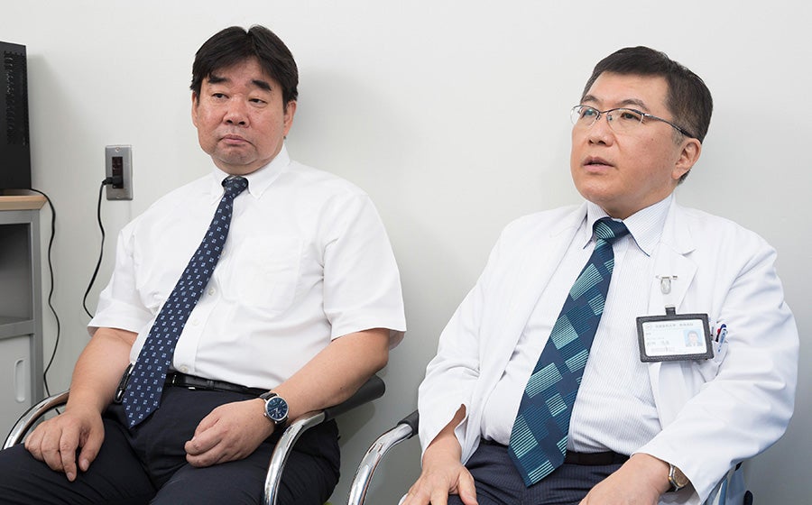 左：中村志郎先生　右：池内浩基先生