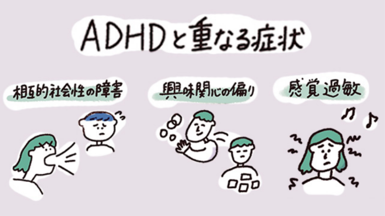 ADHDとの併存症の見極めと他疾患との鑑別