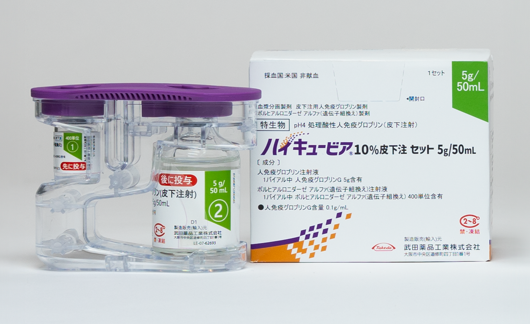 ハイキュービア10%皮下注セット ハイキュービア10%皮下注セット5g/50mL